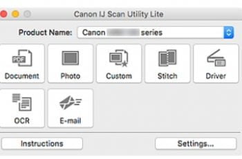 Canon IJ Scan Utility Lite Ver.3.0.2 (Mac)